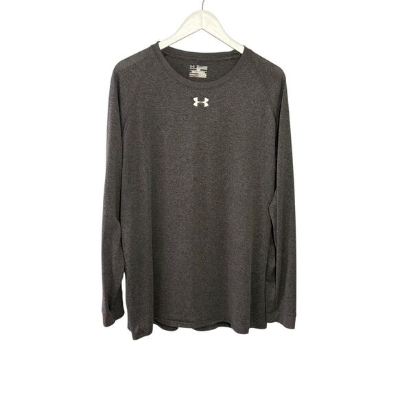 Under Armour Loose Fit long sleeve charcoal gray T-shirt - XXL - Picture 1 of 6